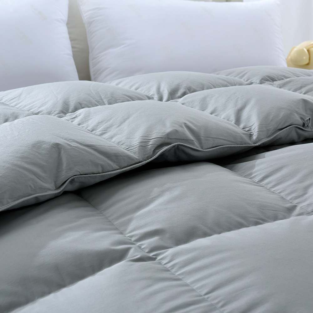 奈士迪羽绒被90白鹅绒加厚保暖冬被子五星级酒店单双人高支被芯