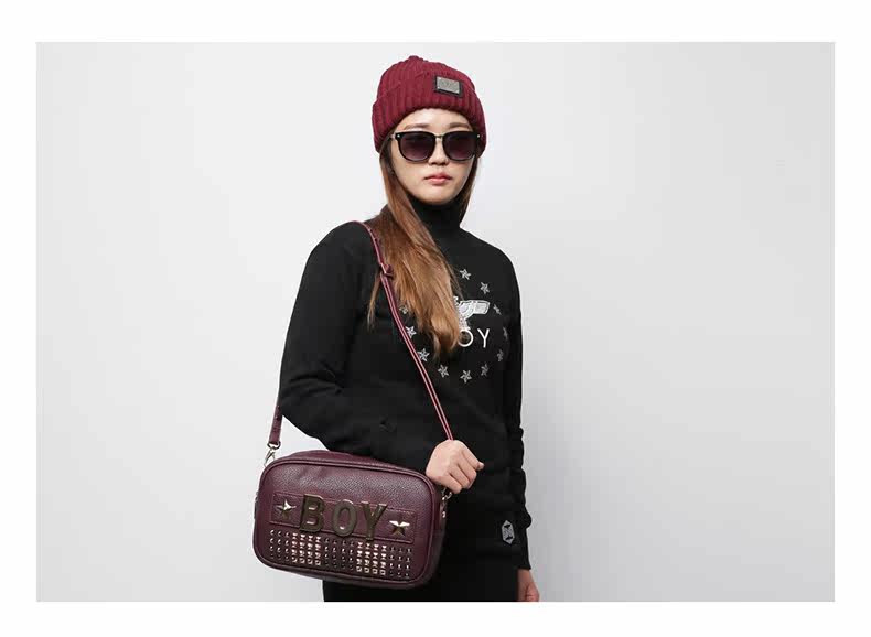 boylondon韩国潮牌都市青春女款单件包手拿包斜挎包b63bg04f_7折现价