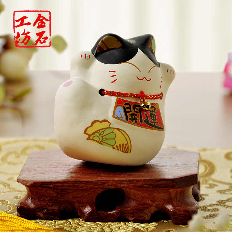 Stone workshop mini small plutus cat furnishing articles desk desk act the role ofing is tasted shake-down cat ceramic express little gift