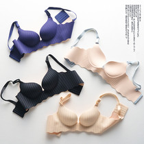 Special Price Day Single Super Poly collection of sub-milk No steel ring bra 4-buckle One-piece no-mark anti-running small chest sexy lingerie
