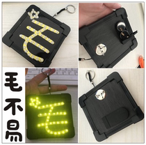 Hair-less hairpin hairpin hairpin Hair Stirrup Head Stirrup Wearing headlights Reinforcements Light Card Fluorescent Stick Hand Lamp Customizable