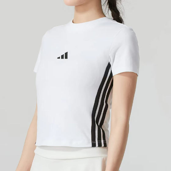 Adidas/Adidas women's round neck pullover sweat-absorbent and breathable sports and casual short-sleeved T-shirt JY8571
Adidas/Adidas women's round neck pullover sweat-absorbent and breathable sports and casual short-sleeved T-shirt JY8571