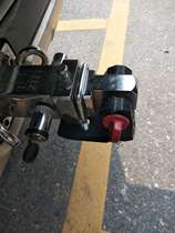 Smooth way Sequoia modified square mouth jitter bike rack Motorcycle rack luggage frame Anti-loose device shaking holder