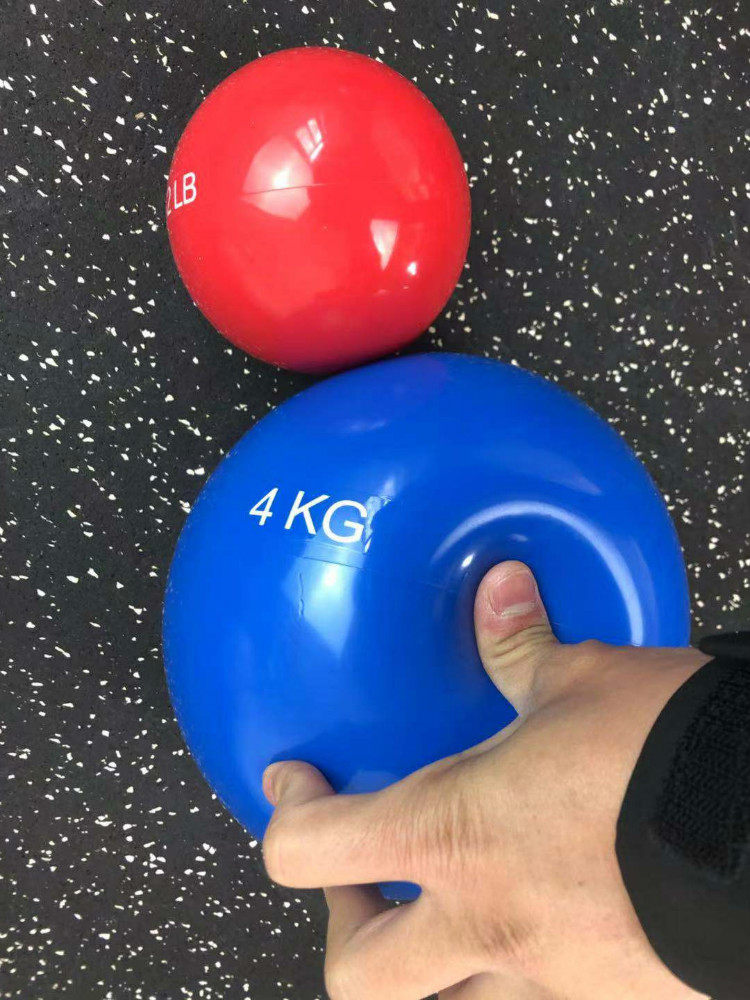 健身灌沙球健身软沙球 pvc瑜伽手球运动重力球软式哑铃篮球控球感