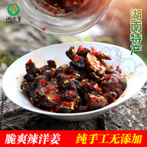 Crispy ginger slices Hunan specialty jap ginger farmhouse homemade meals pickles marinated pickles private dishes