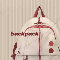 Madebag original 2022 new small crowdsourced double shoulder bag ins day school bag female college student design sense backpack male