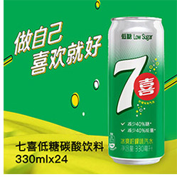 做自欢就好铝 or Ser喜少4%少40%城量七喜低糖碳酸饮料③330mX24-推好价 | 品质生活 精选好价
