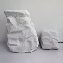 Outdoor GRP Simulation Stone Sculpture Beauty Chen Decoration Relief Garden Forest Landscape Decoration Pendulum custom props