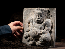 Orgema agate powder classic Song · Lixi brick sculpture replica ornaments town house fortune Hengtong