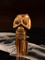 Ogrima Tang Dynasty Dahai Temple Lion Roar Guanyin bronze statue replica Seiko Oracle ornaments