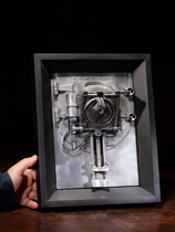 H R Giger the father of Ogresma aliens works Passages cold-cast aluminum wall hanging