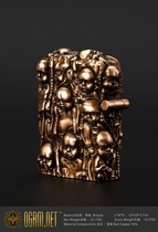 Ogrima Iron Blood Shaped Bronze Xiaolong Seiko H R Giger Theme Lighter No 6