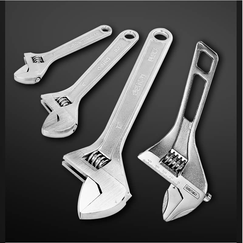 【得力】多功能活动扳手五金工具(热品库)