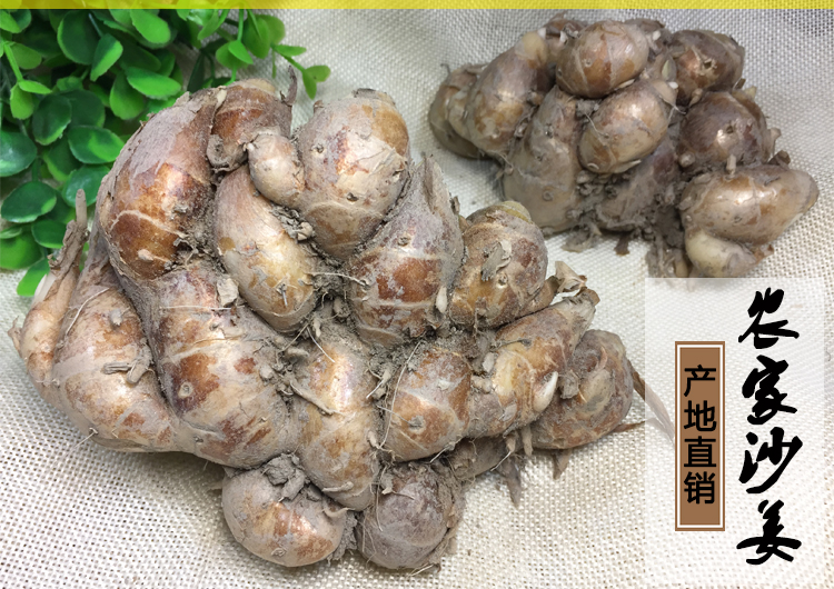 包邮广东高州新鲜沙姜三柰三奈三赖山奈佐料配料调味品香料3斤装_7折
