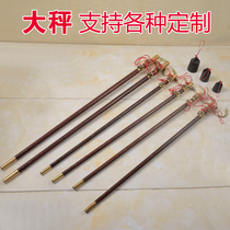 Handmade Vintage Wooden Pole Scale Portable Scale Boutique Hook Scale Wooden Pole Weighing Wooden Pole Scale Delicate Hi Call Kg Household Scale