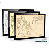 A4 A4 A3 A2 A2 desk LED Linimitable luminous plate overdraft with cartoon rewritten drawing drawing board sketch manger