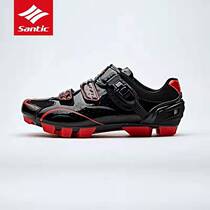 Santic Sen Getaway Riding Lock Shoes Men Mountain Riding Bike Shoes Riding Shoes Bike Lock Shoes Rider 2nd generation