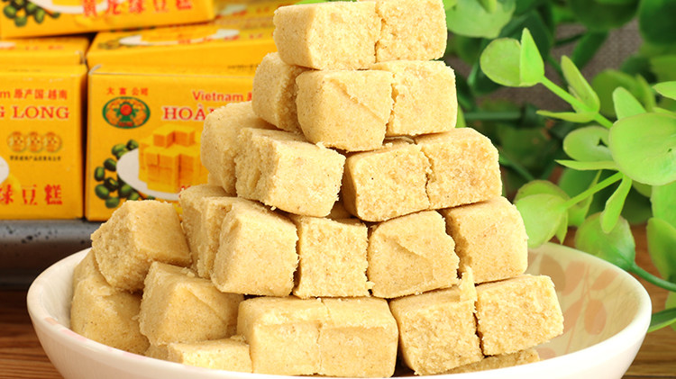 越南进口食品 黄龙绿豆糕360g 独立小盒装 休闲小零食甜点包邮