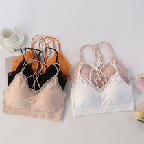 Dime Rey 1611 # (thin cushion) lace lace lace Sexy gather beauty back wrap Chest Smear Cross Harness Underwear