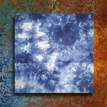 Deep Blue Dyed Headscarf Woman Y2K Hot Sister Baotou Locomotive HIHOP Fang Towel Male Hip Hop Movement Hair Band Headband