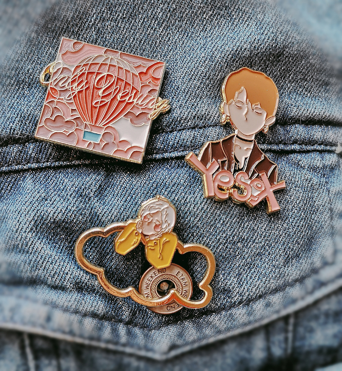 饭制周边 || only yesung 金钟云 艺声  金属徽章 完售纪念