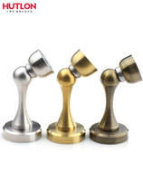 Huitailong door wooden door door suction strong magnetic stainless steel magnetic suction anti-collision door stall toilet wall door touch ground suction