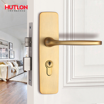 Huitailong door lock indoor bedroom modern door lock toilet solid wood door handle household door handle lock