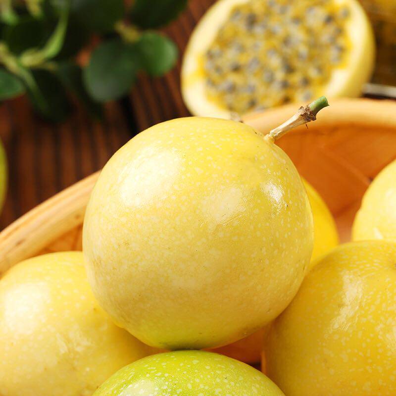 5斤时令情人果黄金百香果黄色鸡蛋果酱西番莲新鲜水果现摘现发
