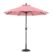 Beach umbrella Outdoor Garden Umbrella Middle columns Umbrellas Outdoor Custom Outside Pendulum Striped Round Small Umbrella Beach Umbrella Sun Umbrella