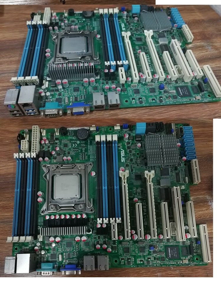 asus/华硕 z9pa-u8 2011针 服务器 主板 x79 e5 2670 80主板