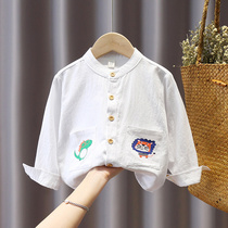 Boy 2020 new shirt autumn children long sleeves shirt soft and baby cuddling with handsome blouses