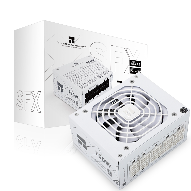 利民(Thermalright)額定750W TPFX750-W ATX3.0白金全模組SFX電源