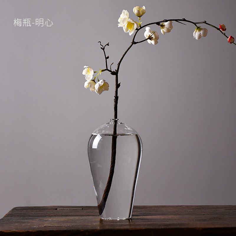 Ceramic Japanese zen story glass vases, flower implement flower arranging mei bottles of water to raise adornment kung fu tea tea accessories