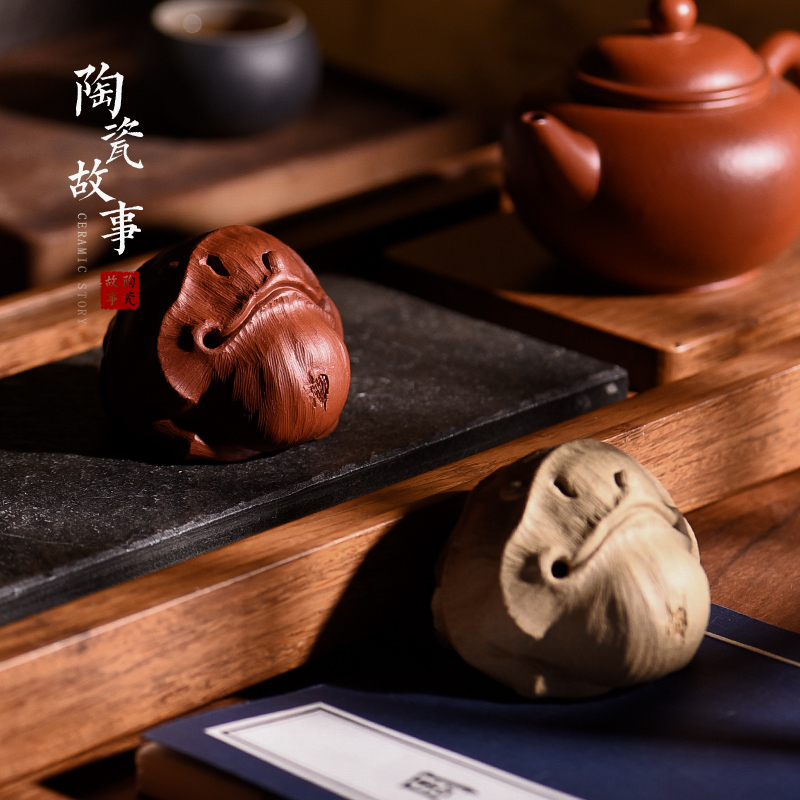 Familiar place fine ceramic story tea and tea tea sets tea accessories to high grade decorative purple sand tea play bamboo toads