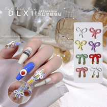 Beauty Chia Butterfly Knot Ornament 2022 Autumn Winter Net Red New Rope Knot 100 Hitch Solid Finished Nail Decoration 669