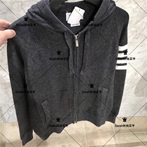 Thom Browne cardigan 20 autumn winter TB wool sweatshirt casual sweatsuit hooded jacket