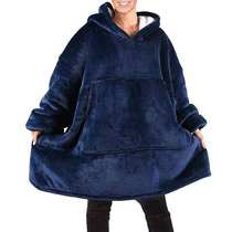 Blanket with Sleeves Women Oversized Hoodie Fleece Warm Hood
