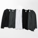 White long-sleeved t-shirt female ins super fire cotton plus size Korean top loose loose black bottoming tide 2019 White long-sleeved t-shirt female ins super fire cotton plus size Korean top loose loose black bottoming tide 2019