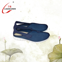 The new monk shoes and monk shoes Luohan shoes in the summer are breathable on the Internet dustproof comfortable and super fiber heels