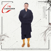 Dust-brand monk uniform Luohan gown Zen costume monk clothing Chinese style comfortable and breathable new product customization in spring and summer