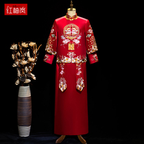 Xiuhe costume men's clothing 2022 new Chinese wedding dress groom toast Spring Red Tangsuit Zhongshan costume man