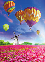 High Difficulty Jigsaw 1000 Pieces Eco-friendly Plastic Children Adults Decompression Puzzle Toys Gift Flowers Sea Balloons