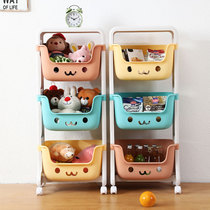 Childrens toy storage rack baby large capacity storage rack household snack finishing shelf floor multi-layer storage rack