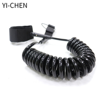 Sea surfboard accessories Kite foot rope Protective traction rope accessories Sports board paddle board black elastic foot rope