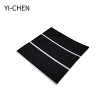 Private outdoor CNC deck mat EVA imitation smooth waterproof yacht artificial teak floor mat simple wind speedboat floor