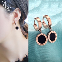 Fashionable new light luxury earrings womens net red temperament high earrings earrings earrings ear buckles tide versatile sterling silver gold-plated earrings