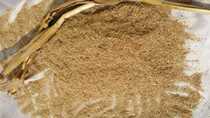 Corn straw powder experimental powder pure natural bract rice Rod powder farm straw stubble cattle and sheep feed grass powder 250g