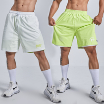 OMG Tide brand double-faced running quick-dry sports shorts mens training fitness shorts Ice Silk breathable basketball pants