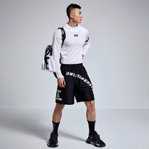 OMG Tide brand spring and summer running hooded long sleeve sports T-shirt mens stretch training fitness clothes jacket jacket