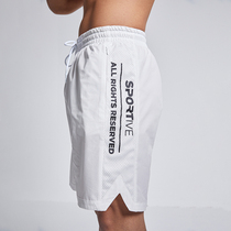 OMG Tide brand mesh Quick Dry Ice Silk running loose sports shorts Mens Fitness training five points basketball shorts